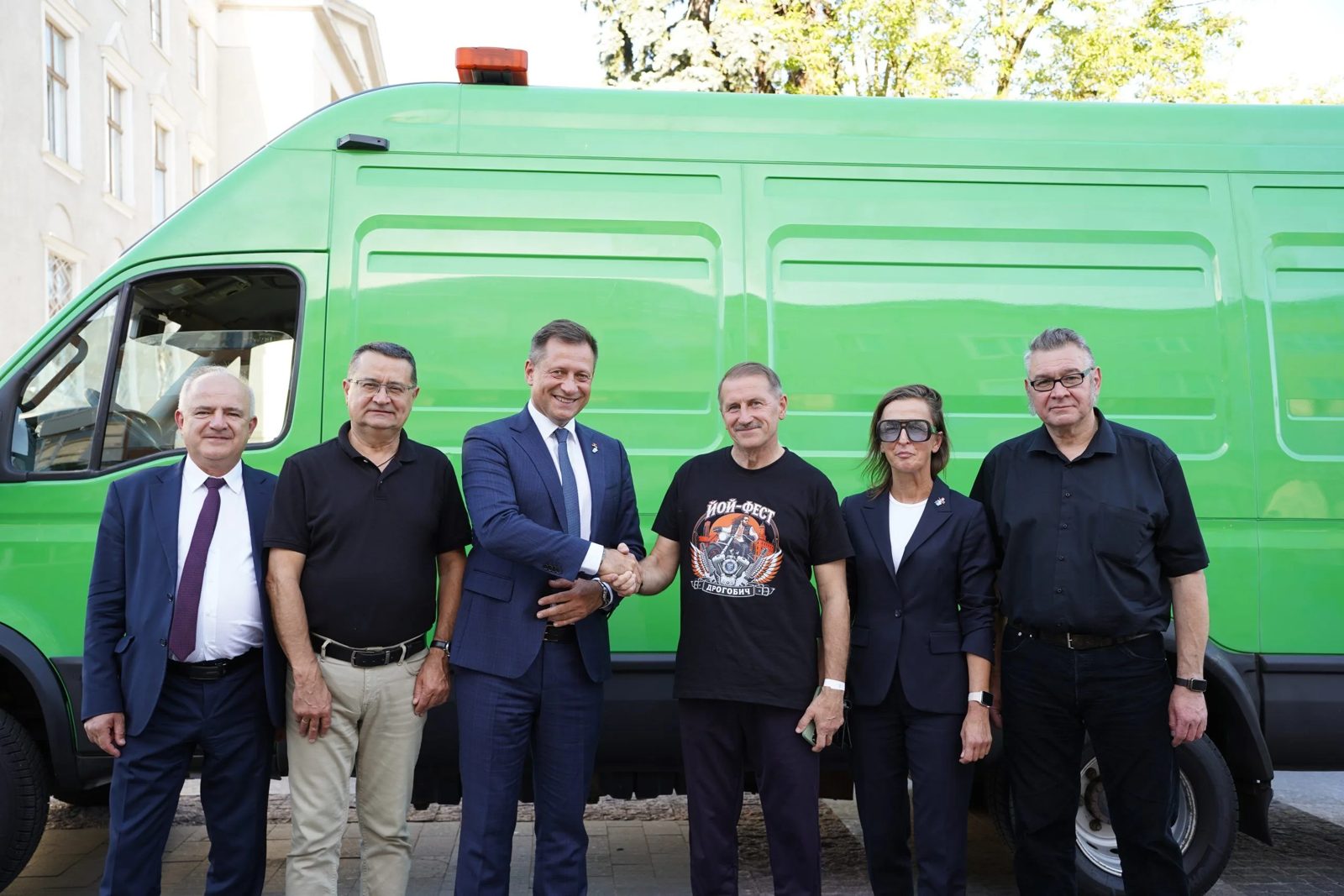 У Дрогобичі збільшили автопарк спецтехнікою від Кракова