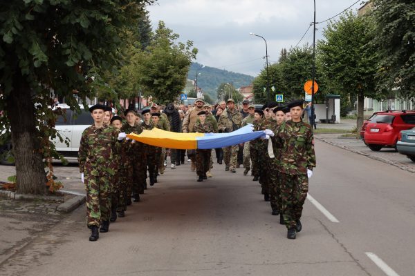 У Бориславі освятили копію Прапора Незалежності