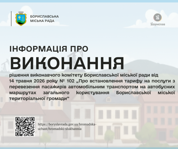 Інформація про виконання прийнятого рішення