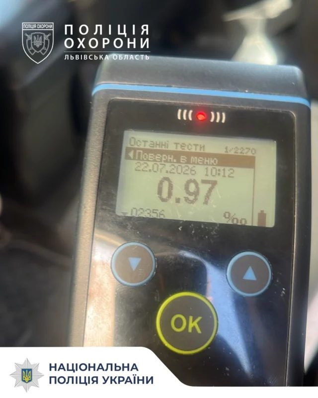 Водійку в Жидачеві затримали за п'яне водіння