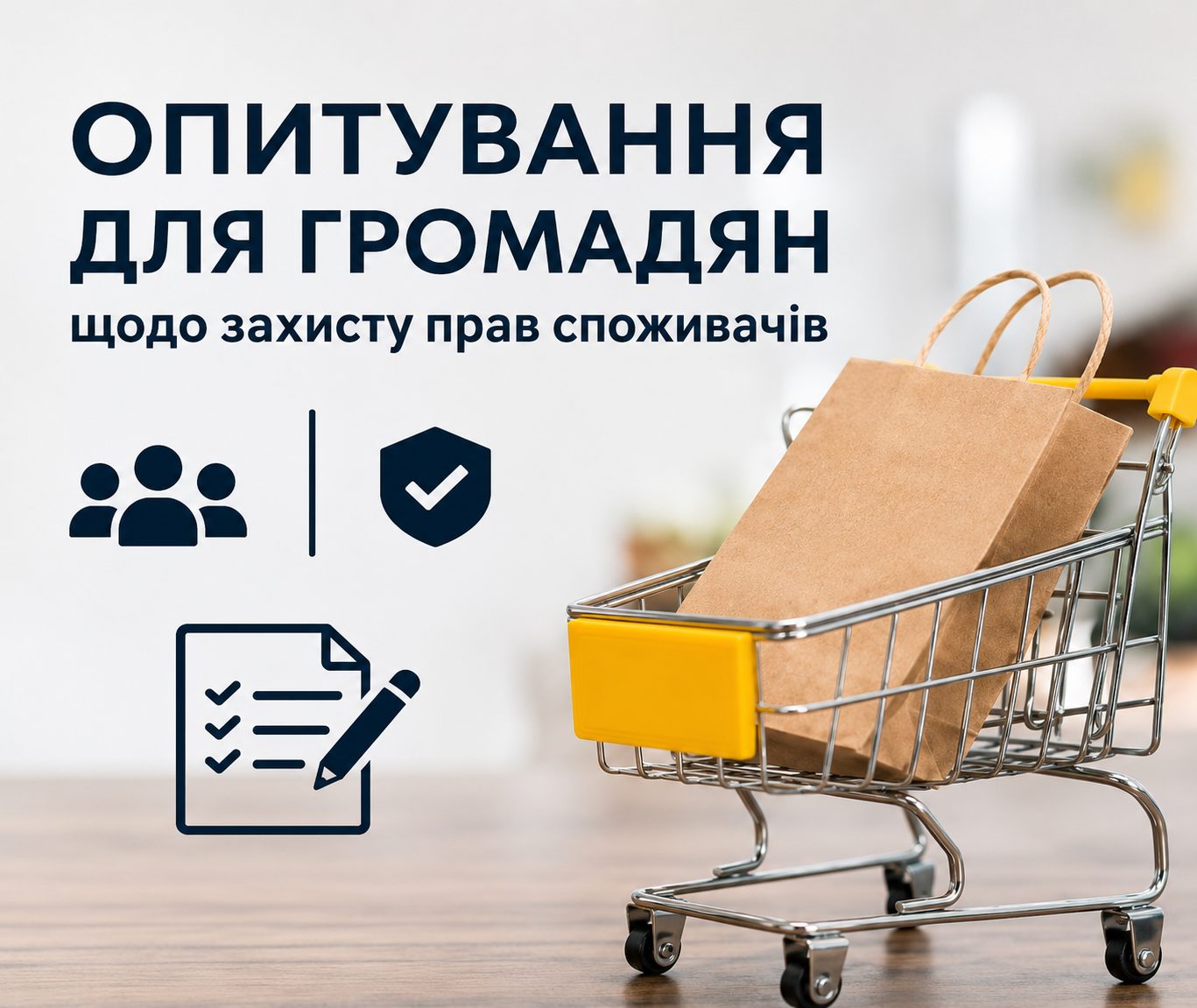 Триває опитування щодо захисту прав споживачів