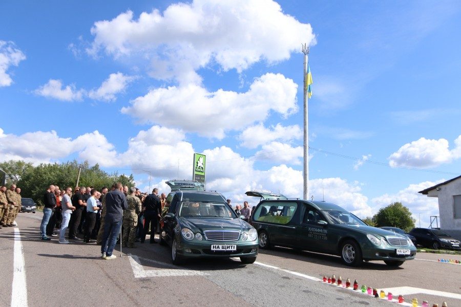 Прощання з Павлом Нестеровичем і Романом Баб’яком у Дрогобичі