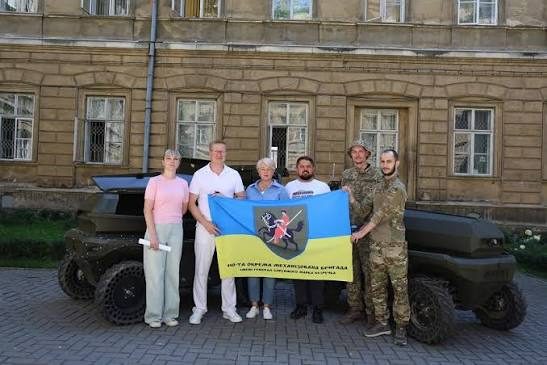 110-та бригада отримала роботизовані комплекси MAUL для евакуації