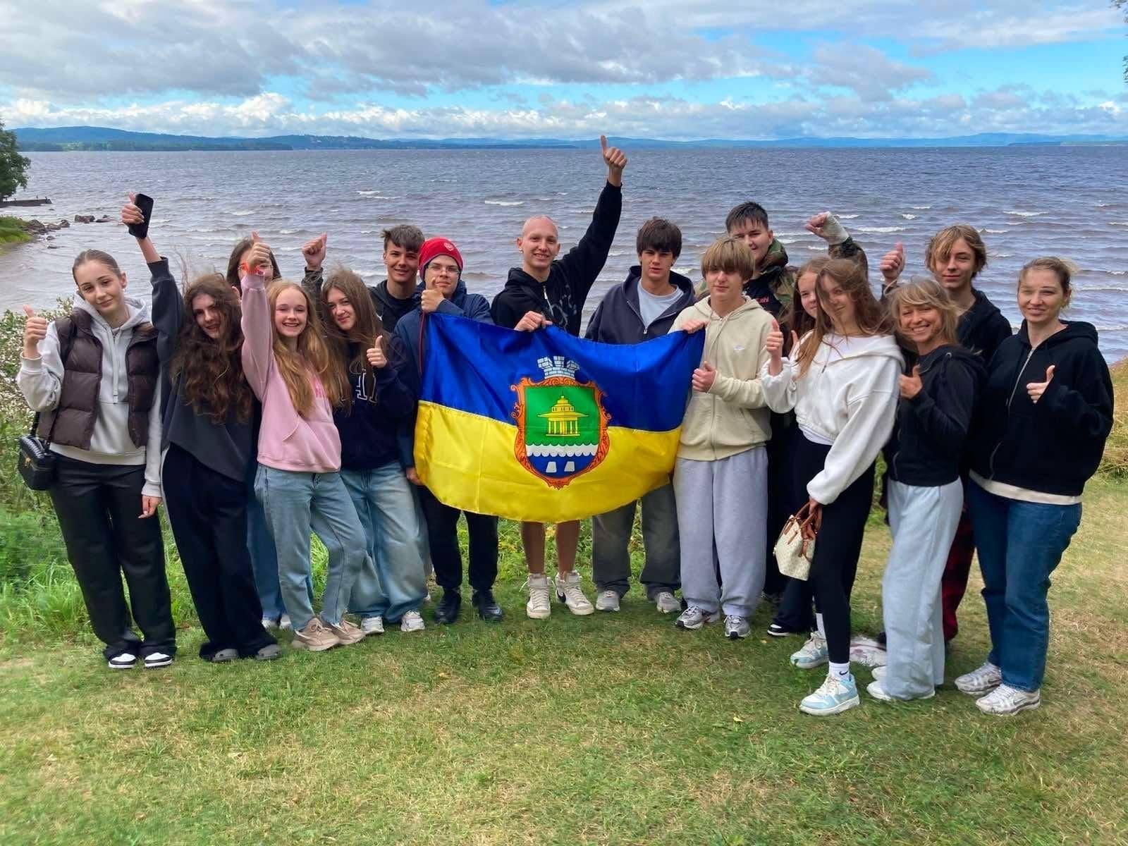 Українські школярі із Моршина відпочивають у Швеції
