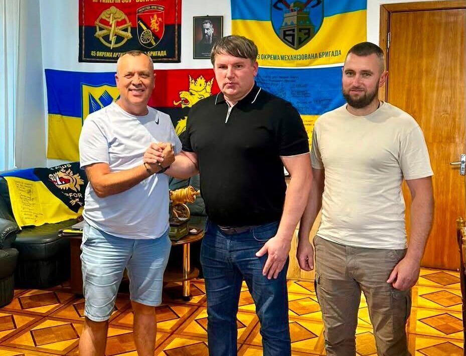 Зустріч начальника Яворівської РВА з командиром 103-ї бригади