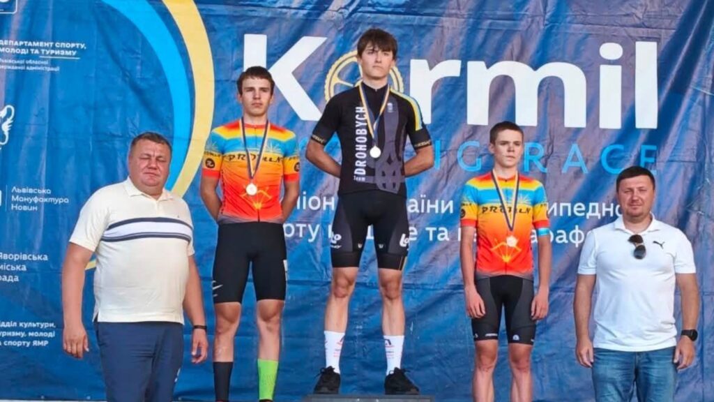Павло Коваль із Дрогобича здобув три медалі на чемпіонаті України з велоспорту
