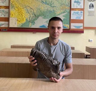 Зуб мамонта знайшли поблизу Жидачева