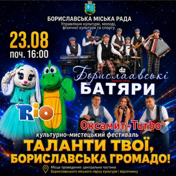 У Бориславі пройде фестиваль talents громади