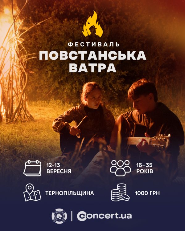 У Бориславі проведуть патріотичний фестиваль «Повстанська Ватра»