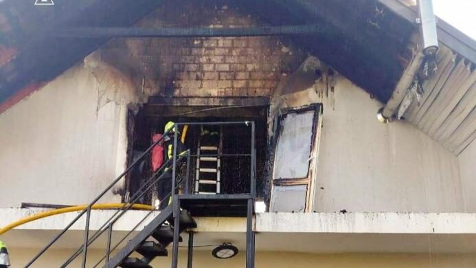 Пожежа в Дрогобичі: рятувальники врятували будівлю