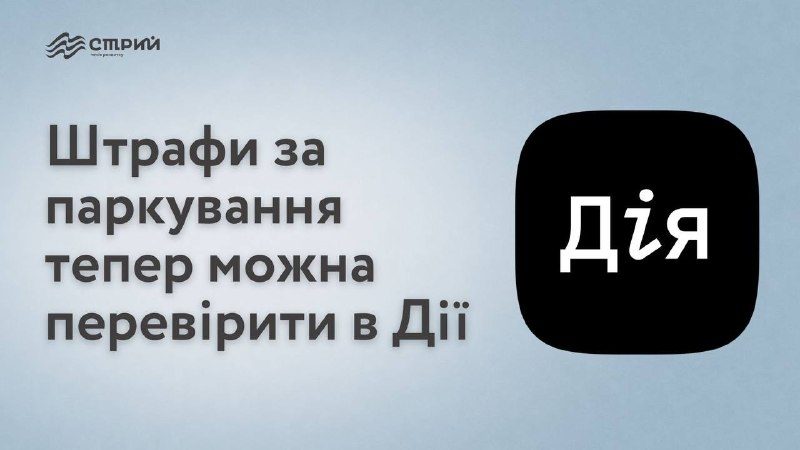 Штрафи за паркування у Стрию перевірятимуть у «Дії»